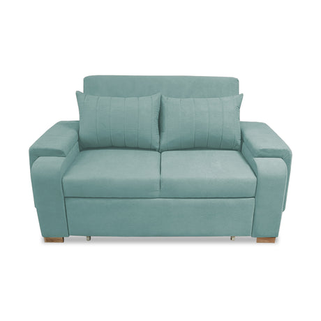 Sofacama Hartmann Menta 180x94cm de Dos Puestos Reclinable Antifluido y con Apoya Brazos - SOFAS Y POLTRONAS | Bylmo