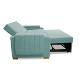 Sofacama Hartmann Menta 180x94cm de Dos Puestos Reclinable Antifluido y con Apoya Brazos - SOFAS Y POLTRONAS | Bylmo
