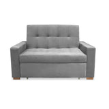Sofacama Atalanta Plata 150x94cm de Dos Puestos Reclinable Antifluido y sin Apoya Brazos - SOFAS Y POLTRONAS | Bylmo