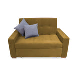 Sofacama Atalanta Camel 150x94cm de Dos Puestos Reclinable Antifluido y sin Apoya Brazos - SOFAS Y POLTRONAS | Bylmo
