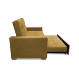 Sofacama Atalanta Camel 150x94cm de Dos Puestos Reclinable Antifluido y sin Apoya Brazos - SOFAS Y POLTRONAS | Bylmo