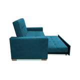 Sofacama Atalanta Turquesa 150x94cm de Dos Puestos Reclinable Antifluido y sin Apoya Brazos - SOFAS Y POLTRONAS | Bylmo