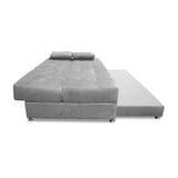 Sofacama Bachmann Plata 190x95cm de Tres Puestos Reclinable Antifluido y sin Apoya Brazos - SOFAS Y POLTRONAS | Bylmo