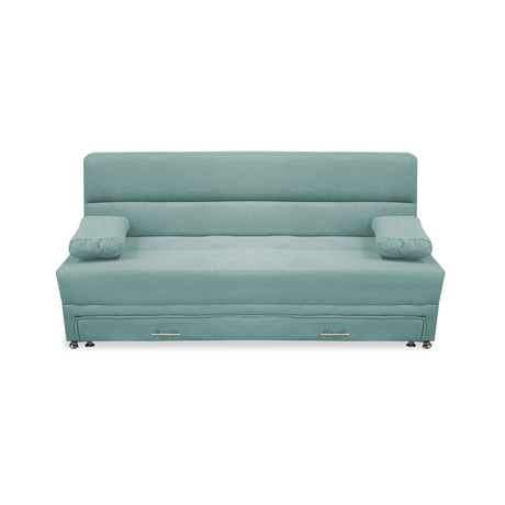 Sofacama Ferreira Menta 190x95cm de Tres Puestos Reclinable Antifluido y sin Apoya Brazos - SOFAS Y POLTRONAS | Bylmo
