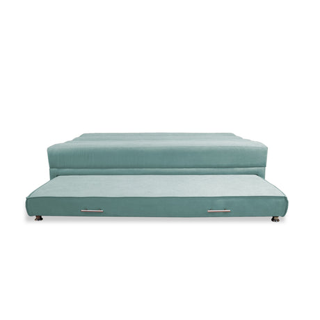 Sofacama Ferreira Menta 190x95cm de Tres Puestos Reclinable Antifluido y sin Apoya Brazos - SOFAS Y POLTRONAS | Bylmo
