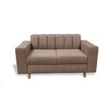 Sofá Noah Camel 150x85cm de Dos Puestos Reclinable Antifluido y sin Apoya Brazos - SOFAS Y POLTRONAS | Bylmo