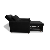 Silla Multipropósito Napoli Negro 75x94cm de Un Puesto Reclinable Antifluido y sin Apoya Brazos - SOFAS Y POLTRONAS | Bylmo