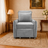 Silla Multipropósito Napoli Plata 75x94cm de Un Puesto Reclinable Antifluido y sin Apoya Brazos - SOFAS Y POLTRONAS | Bylmo