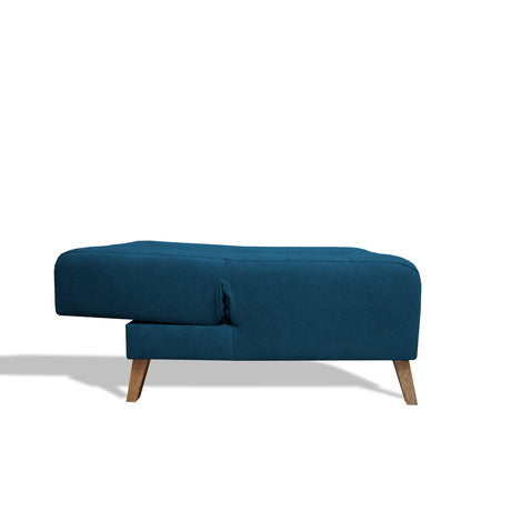 Poltrona Egli Azul Petróleo 70x94cm de Un Puesto Reclinable Antifluido y sin Apoya Brazos - SOFAS Y POLTRONAS | Bylmo