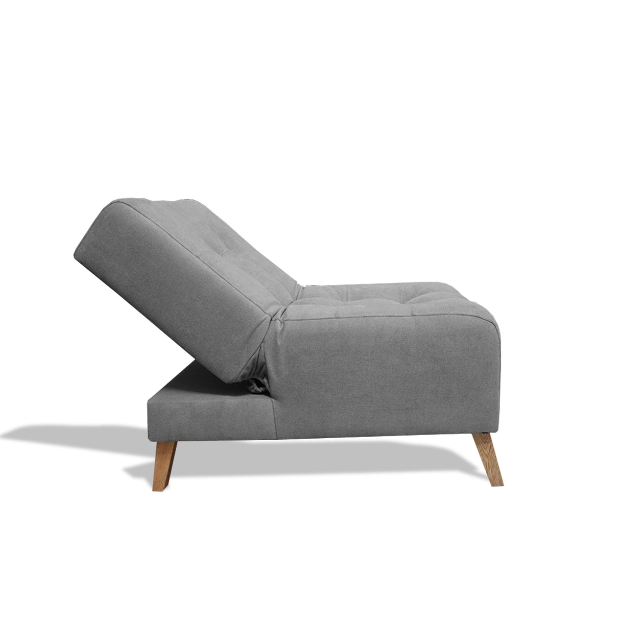 Poltrona Egli Gris 70x94cm de Un Puesto Reclinable Antifluido y sin Apoya Brazos - SOFAS Y POLTRONAS | Bylmo