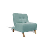 Poltrona Egli Menta 70x94cm de Un Puesto Reclinable Antifluido y sin Apoya Brazos - SOFAS Y POLTRONAS | Bylmo