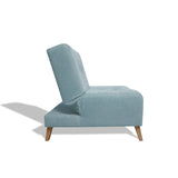 Poltrona Egli Menta 70x94cm de Un Puesto Reclinable Antifluido y sin Apoya Brazos - SOFAS Y POLTRONAS | Bylmo