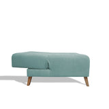 Poltrona Egli Menta 70x94cm de Un Puesto Reclinable Antifluido y sin Apoya Brazos - SOFAS Y POLTRONAS | Bylmo