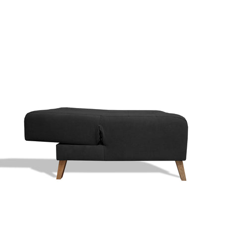 Poltrona Egli Negro 70x94cm de Un Puesto Reclinable Antifluido y sin Apoya Brazos - SOFAS Y POLTRONAS | Bylmo