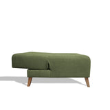 Poltrona Egli Verde 70x94cm de Un Puesto Reclinable Antifluido y sin Apoya Brazos - SOFAS Y POLTRONAS | Bylmo
