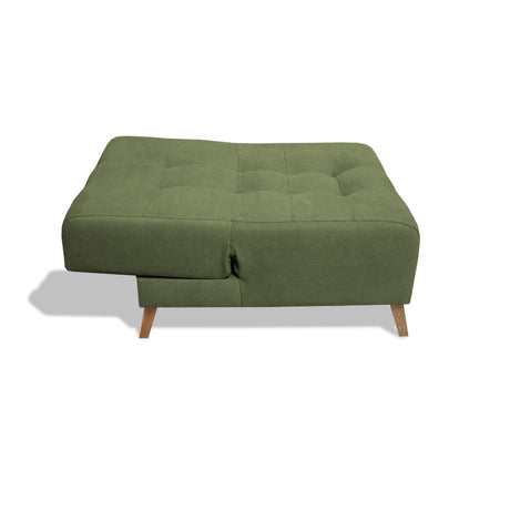 Poltrona Egli Verde 70x94cm de Un Puesto Reclinable Antifluido y sin Apoya Brazos - SOFAS Y POLTRONAS | Bylmo