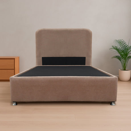 Combo Base Cama y Cabecero Comfort Camel para Cama Doble 140 X 190 Cm con Patas - CAMAS | Bylmo