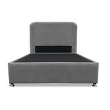 Combo Base Cama y Cabecero Comfort Gris para Cama Doble 140 X 190 Cm con Patas - CAMAS | Bylmo