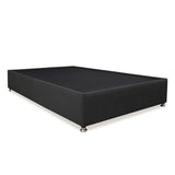 Base Cama Graf Negro para Cama Sencilla 100 X 190 Cm con Patas - CAMAS | Bylmo