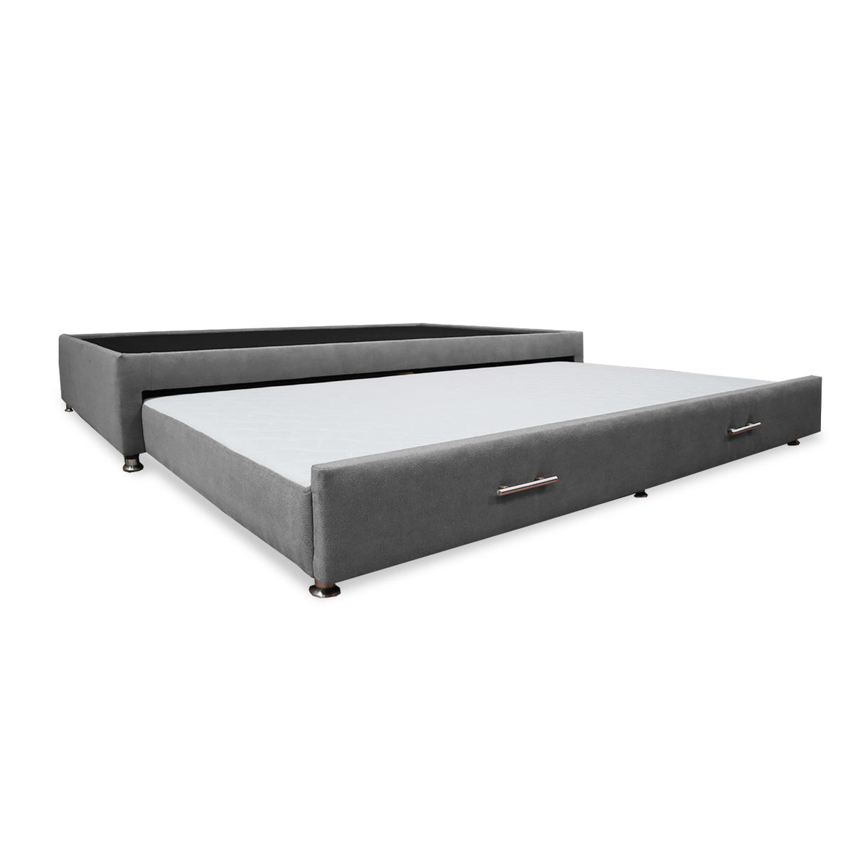 Cama Tarima Nido Comfort Gris para Cama Sencilla 100 X 190 Cm con Patas - CAMAS | Bylmo
