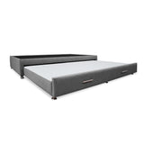 Cama Tarima Nido Comfort Gris para Cama Sencilla 100 X 190 Cm con Patas - CAMAS | Bylmo