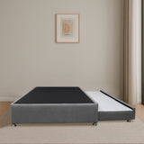 Cama Tarima Nido Comfort Gris para Cama Sencilla 100 X 190 Cm con Patas - CAMAS | Bylmo