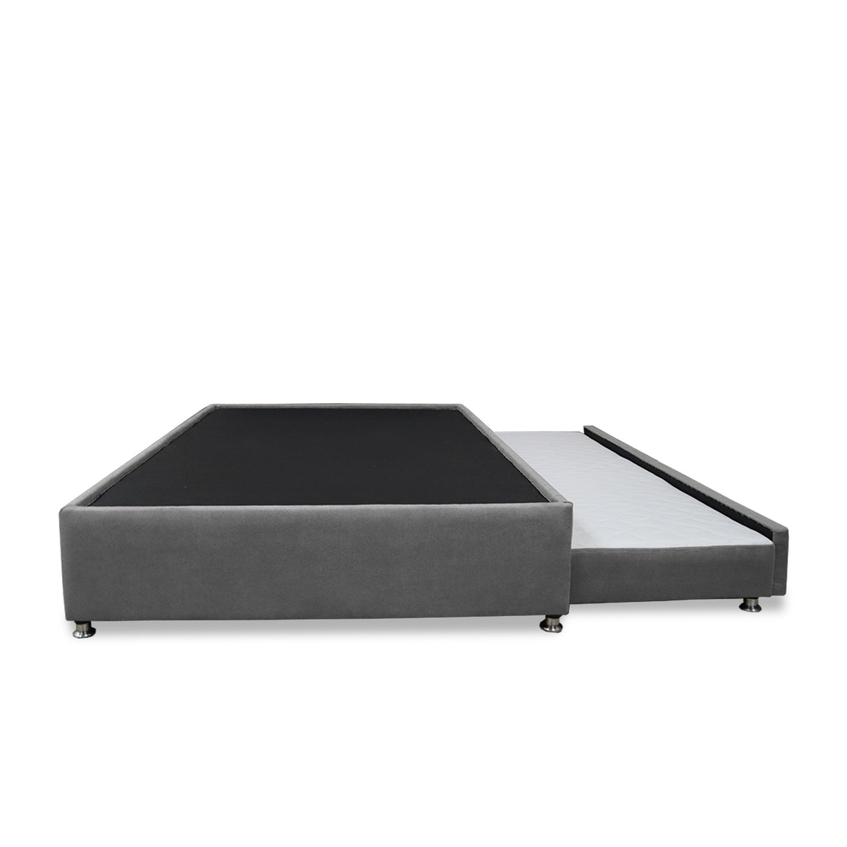 Cama Tarima Nido Comfort Gris para Cama Sencilla 100 X 190 Cm con Patas - CAMAS | Bylmo