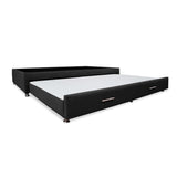 Cama Tarima Nido Comfort Negro para Cama Sencilla 100 X 190 Cm con Patas - CAMAS | Bylmo