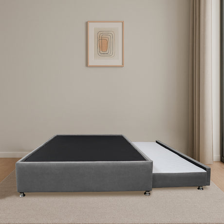 Cama Tarima Nido Comfort Gris para Cama Semidoble 120 X 190 Cm con Patas - CAMAS | Bylmo
