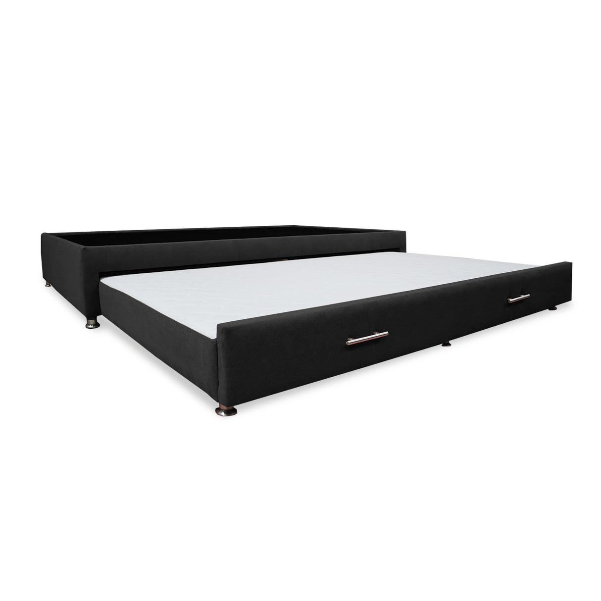 Cama Tarima Nido Comfort Negro para Cama Semidoble 120 X 190 Cm con Patas - CAMAS | Bylmo