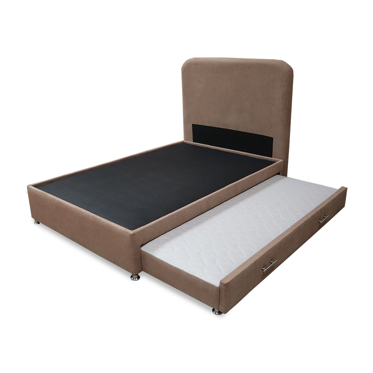 Combo Cama Tarima Nido y Cabecero Comfort Camel para Cama Doble 140 X 190 Cm con Patas - CAMAS | Bylmo