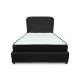 Combo Base Cama y Colchón Comfort Negro para Cama Doble 140 X 190 Cm con Patas - CAMAS | Bylmo