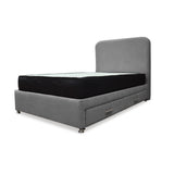 Combo Cama Tarima y Colchón Comfort Gris para Cama Sencilla 100 X 190 Cm con Patas - CAMAS | Bylmo