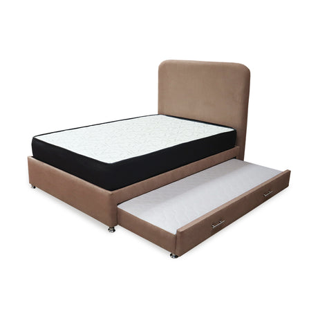 Combo Cama Tarima y Colchón Comfort Camel para Cama Semidoble 120 X 190 Cm con Patas - CAMAS | Bylmo