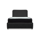 Combo Cama Tarima y Colchón Comfort Negro para Cama Doble 140 X 190 Cm con Patas - CAMAS | Bylmo