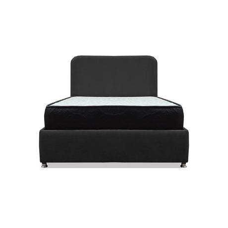 Combo Cama Tarima y Colchón Comfort Negro para Cama Doble 140 X 190 Cm con Patas - CAMAS | Bylmo