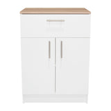 Organizador de Cocina Mayorca Blanco y Duna 60x85.1cm con un Entrepaño y con Dos Comportamientos - BARRAS Y MUEBLES AUXILIARES | Bylmo