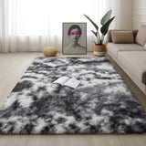 Alfombra de Peluche Rectangular Gris Niebla 150x200cm Fondo Entero Suave Antideslizante para Sala De Estar - TAPETES Y ALFOMBRAS | Bylmo
