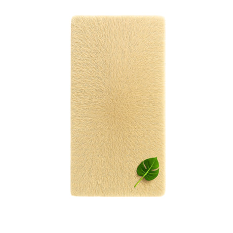 Alfombra de Peluche Rectangular Beige 60x150cm Fondo Entero Suave Antideslizante para Dormitorio - TAPETES Y ALFOMBRAS | Bylmo