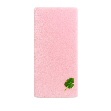 Alfombra de Peluche Rectangular Rosa 60x150cm Fondo Entero Suave Antideslizante para Dormitorio - TAPETES Y ALFOMBRAS | Bylmo