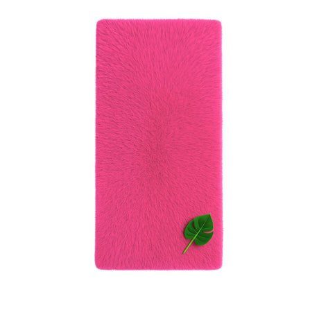 Alfombra de Peluche Rectangular Fucsia 60x150cm Fondo Entero Suave Antideslizante para Dormitorio - TAPETES Y ALFOMBRAS | Bylmo