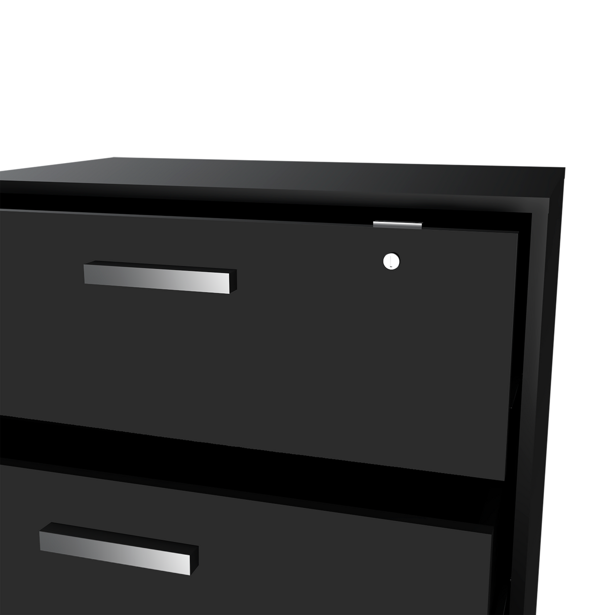 Archivador Wengue 52.8x20.9cm Oficio con Tres Cajones y con Ruedas - ARCHIVADORES | Bylmo