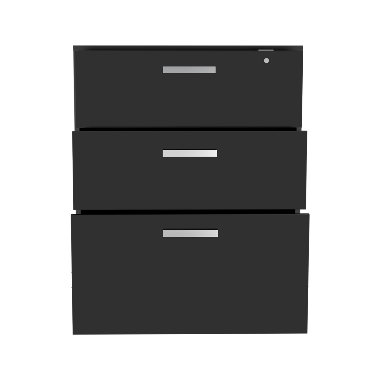 Archivador Wengue 52.8x20.9cm Oficio con Tres Cajones y con Ruedas - ARCHIVADORES | Bylmo