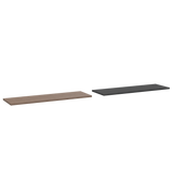 Repisa Wall Z Miel y Plomo 160x1.5cm Rectangular con Dos Entrepaños - REPISAS | Bylmo