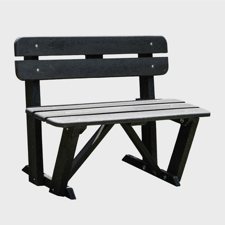 Banca Begonia Negro 100x80cm sin Apoyabrazos - SILLAS DE EXTERIOR | Bylmo