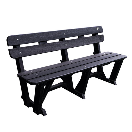 Banca Begonia Negro 151x80cm sin Apoyabrazos - SILLAS DE EXTERIOR | Bylmo