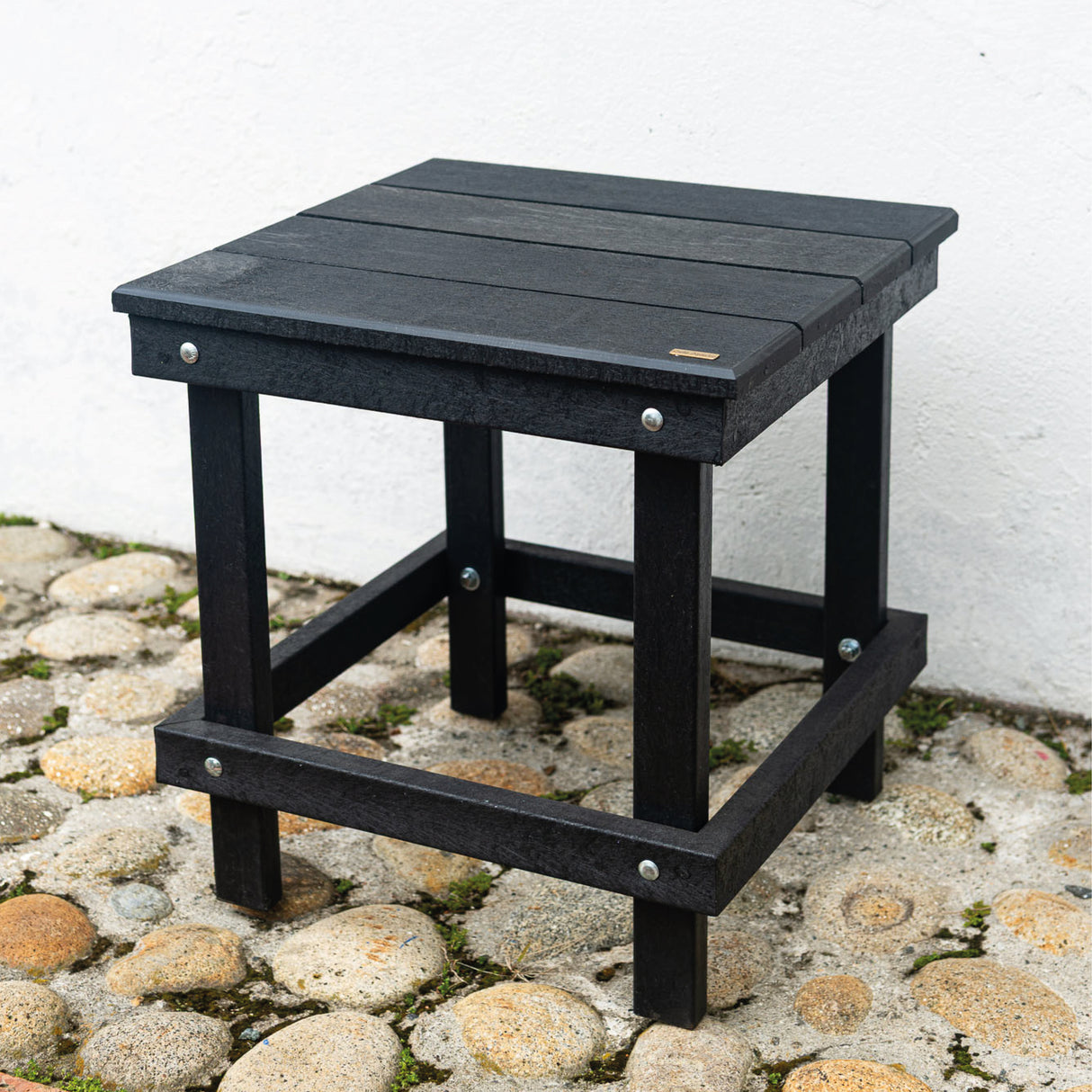 Mesa de Centro Timbiqui Negro 44x47cm Cuadrada - MESAS DE EXTERIOR | Bylmo