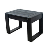 Mesa de Centro Tayrona Negro 59x40cm Cuadrada - MESAS DE EXTERIOR | Bylmo