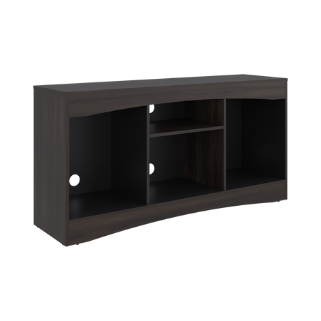 Mesa para TV Fiorenzi Nogal y Wengue 139.2x70cm Para TV Hasta 55" Pulgadas con Tres Compartimientos - MUEBLES DE TV | Bylmo
