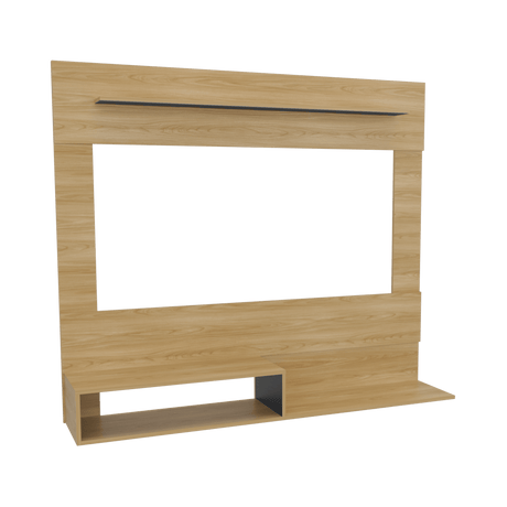 Panel de TV Beijing Fresno Europeo 16x24.4cm Para TV Hasta 70" Pulgadas con Tres Compartimientos - MUEBLES DE TV | Bylmo